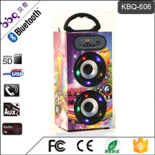 Bbq KBQ-606 10W 1200mAh Sistema de cine en casa Altavoz Bluetooth DJ altavoz bajo